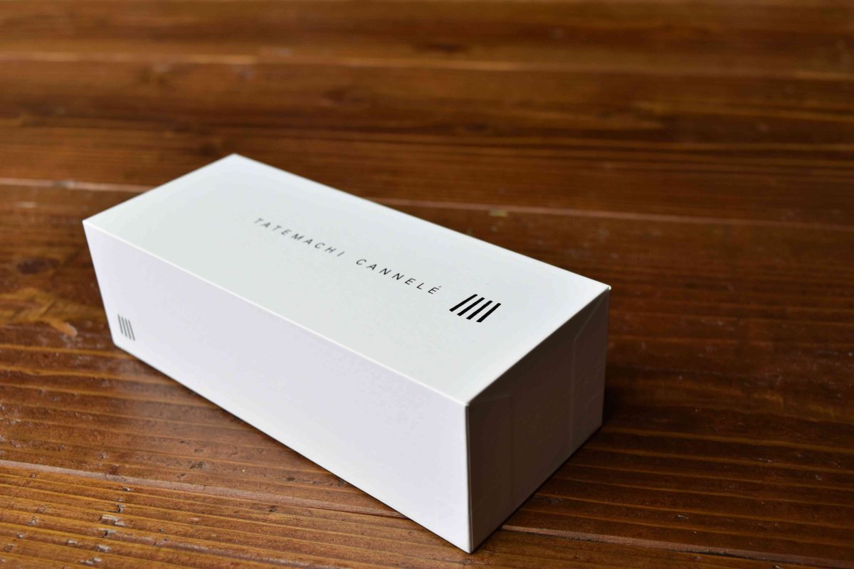 カヌレ3個用貼箱