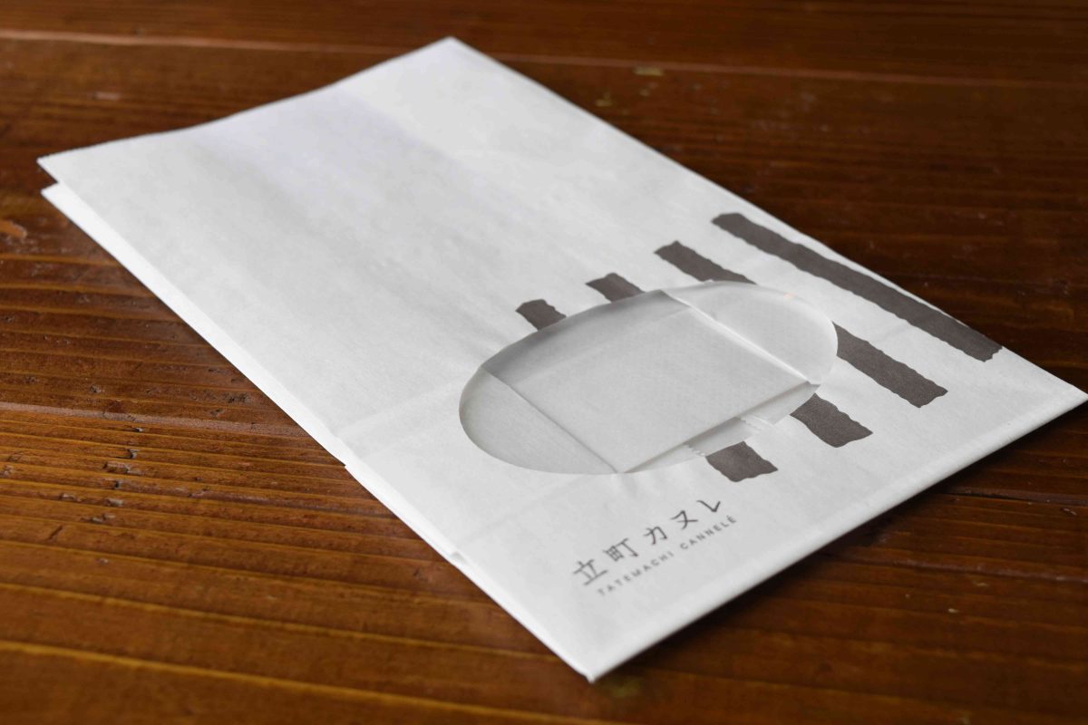 カヌレ用窓付角底袋