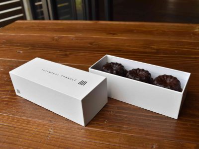 カヌレ3個用貼箱