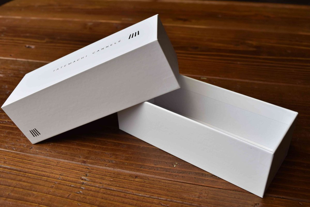 カヌレ3個用貼箱