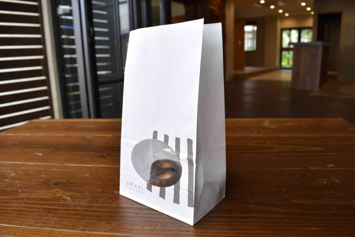 カヌレ用窓付角底袋