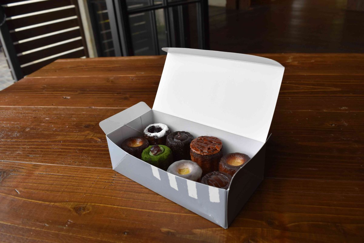 カヌレ8個用折箱